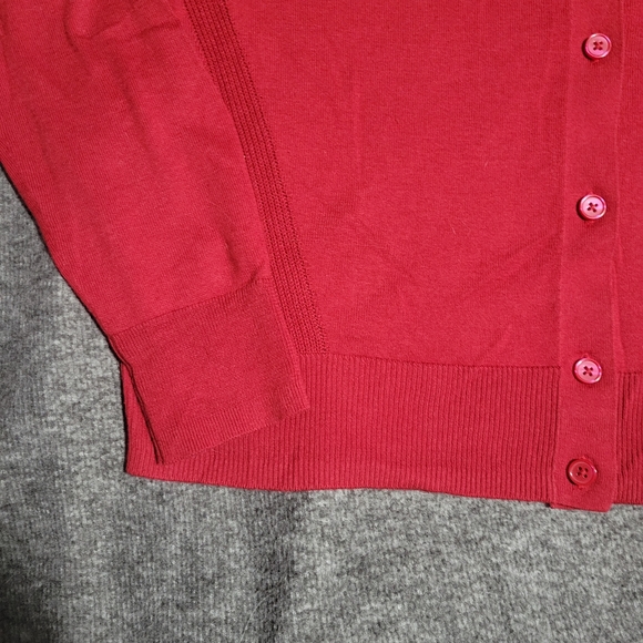 Banana Republic Red Women's Cardigan Sweater - Picture 3 of 4